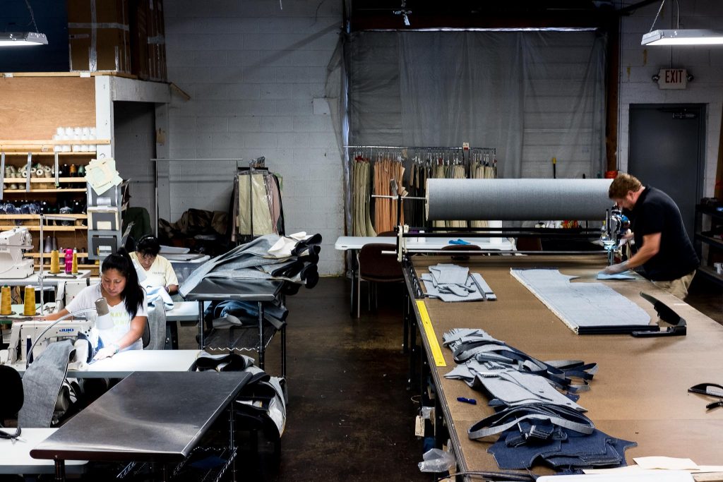 Shockoe Atelier factory in Richmond, Virginia.