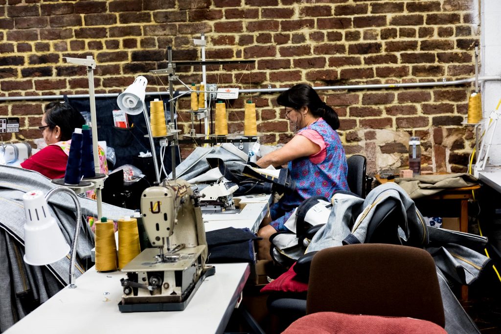 Shockoe Atelier sewing area.