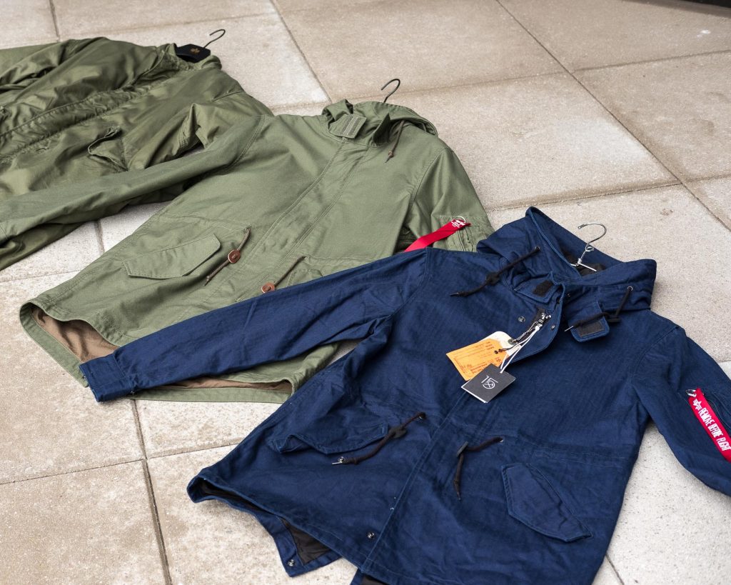 Alpha Industries M-59 Fishtail Parkas and the 3sixteen collaboration