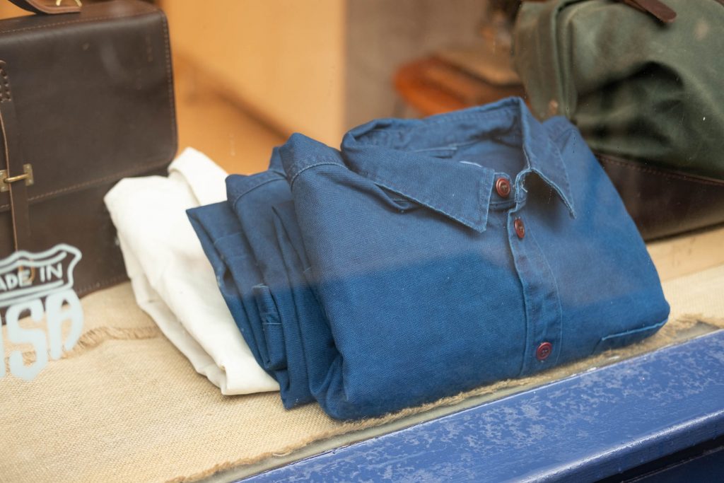 Corridor NYC Duck Dyed Indigo Overshirt