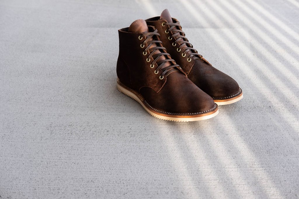 Viberg Boot Interview Tobacco Chamois Roughout Service Boot Mini Ripple