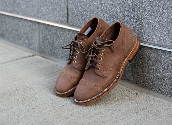 Viberg for Withered Fig Crust Horsebutt "Franklin" 145 Oxfords
