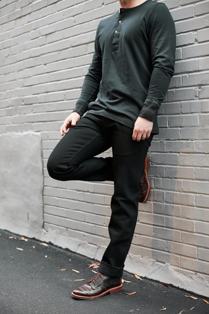 railcar for withered fig flight trousers double black denim