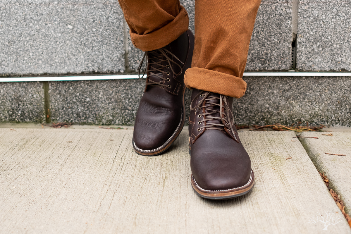 Viberg Mocha Light Oil Tan Country Boot