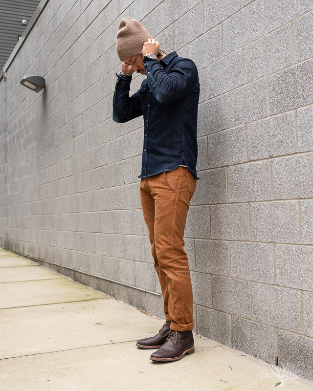 Viberg Mocha Light Oil Tan Country Boot Details