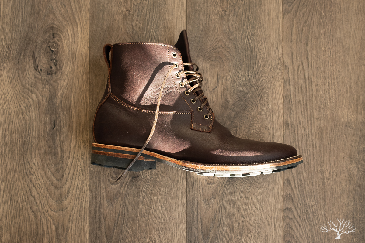 Viberg Mocha Light Oil Tan Country Boot 