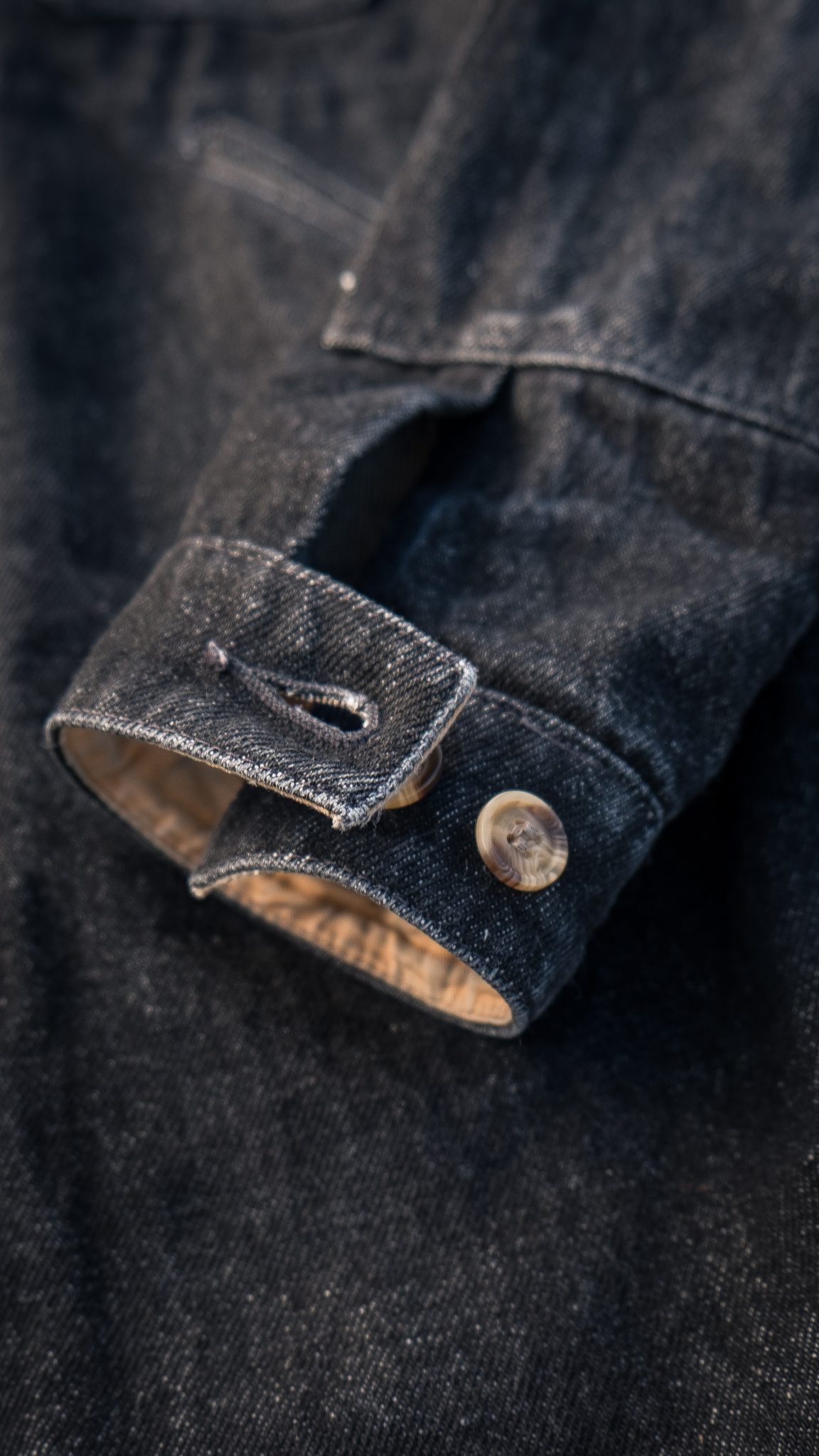 Dehen 1920 Black Denim Crissman Overshirt