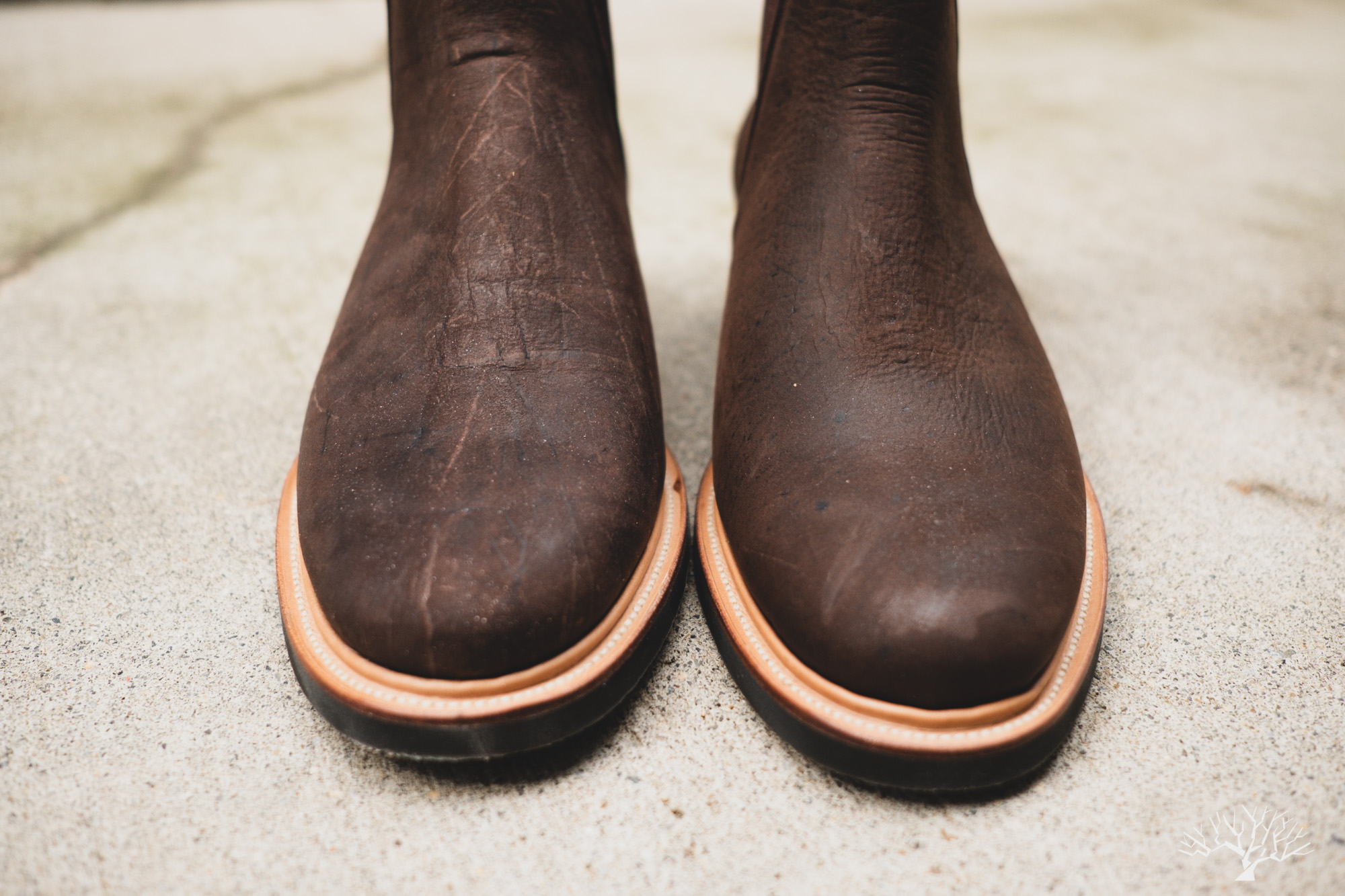 Viberg Chelsea Boot - Cigar Waxed Kudu