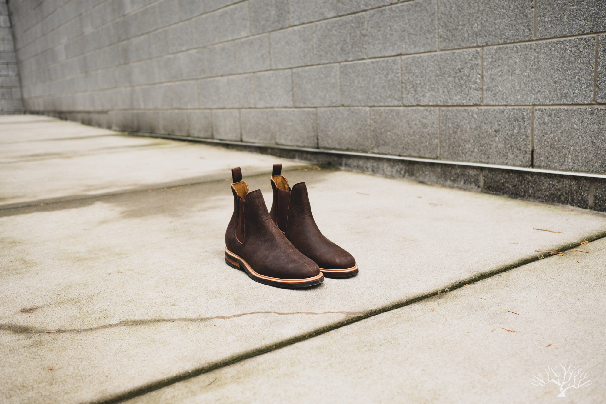 Viberg Chelsea Boot - Cigar Waxed Kudu