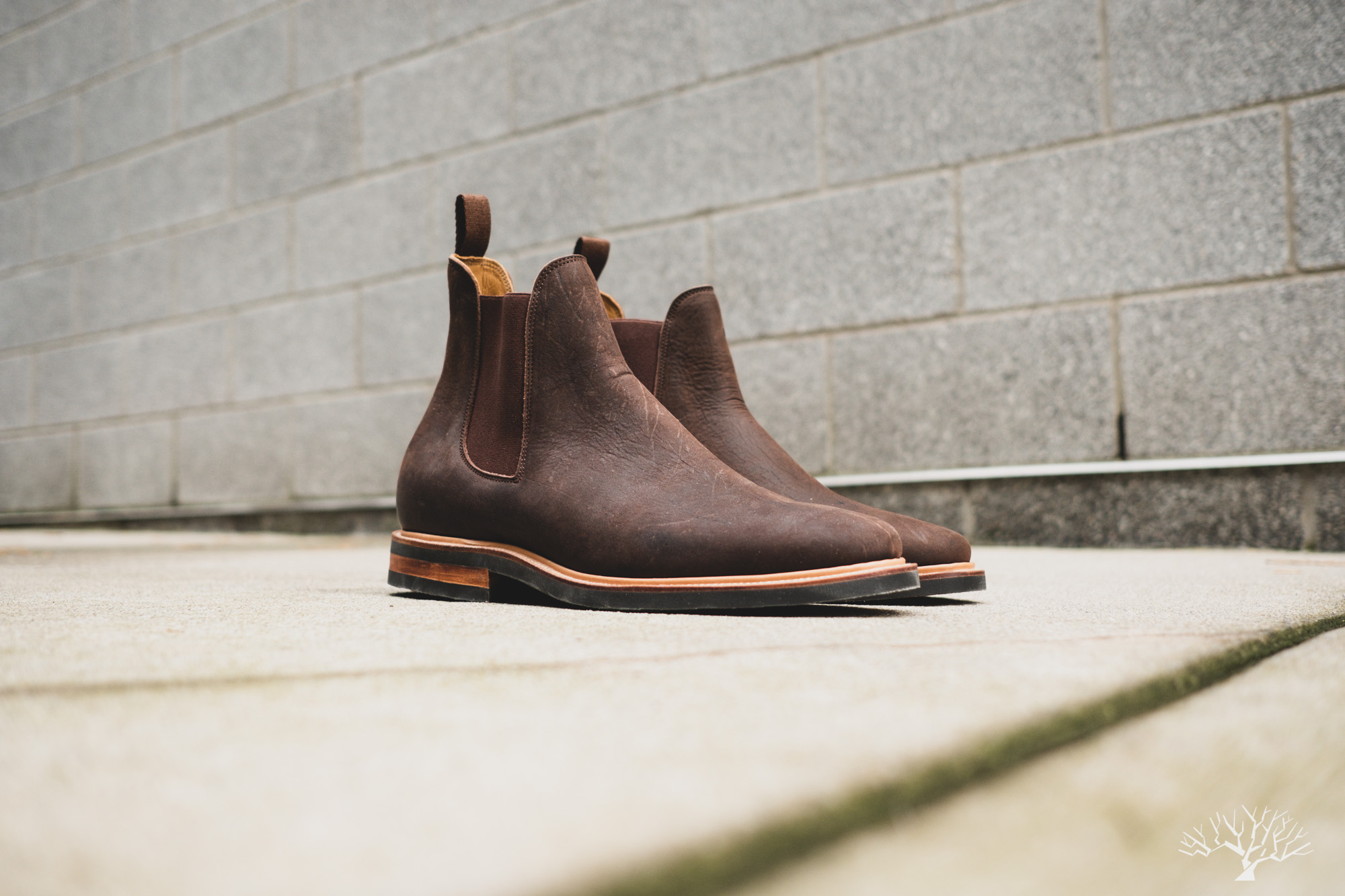 Viberg Chelsea Boot - Cigar Waxed Kudu