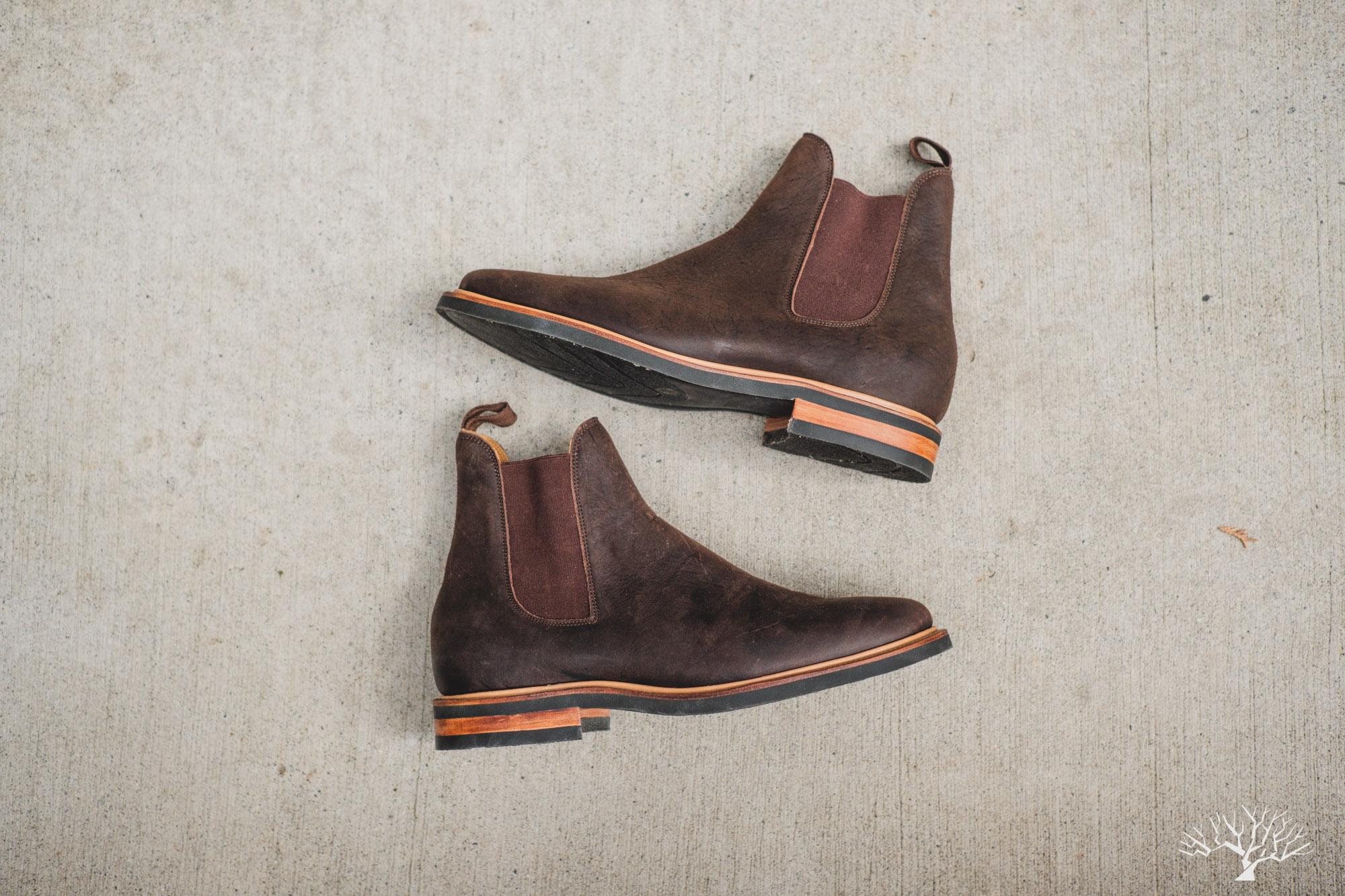 Viberg Chelsea Boot - Cigar Waxed Kudu