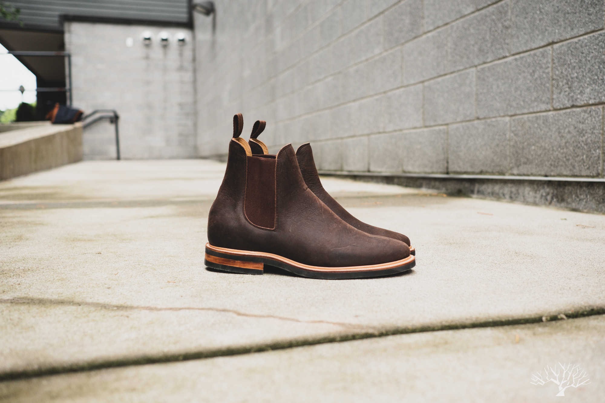 Viberg Chelsea Boot - Cigar Waxed Kudu