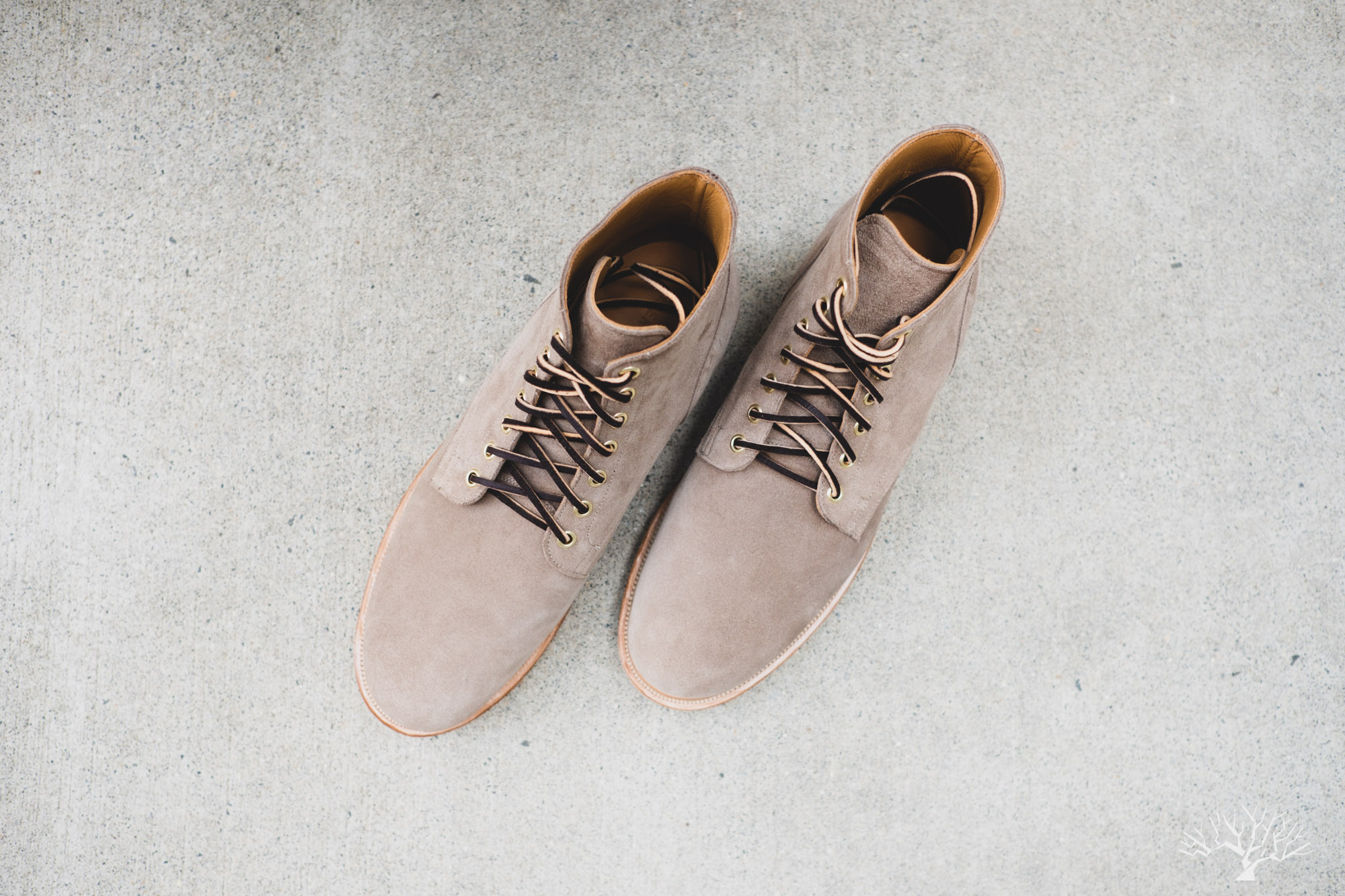 Viberg Service Boot - Mole Calf Suede - Vibram Christy sole - 1035 Last