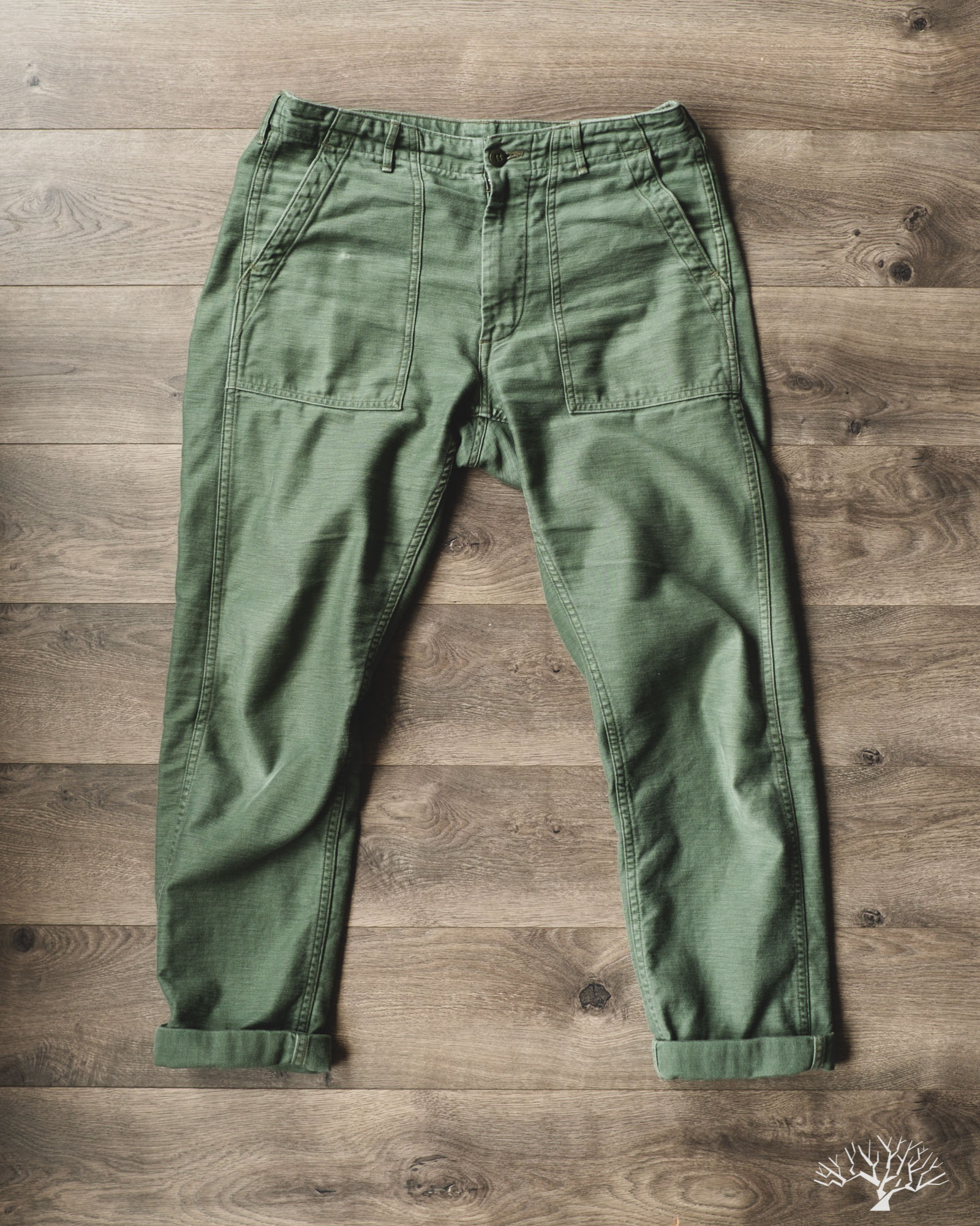 Fit 2 Men's Jeans in Fatigue Green