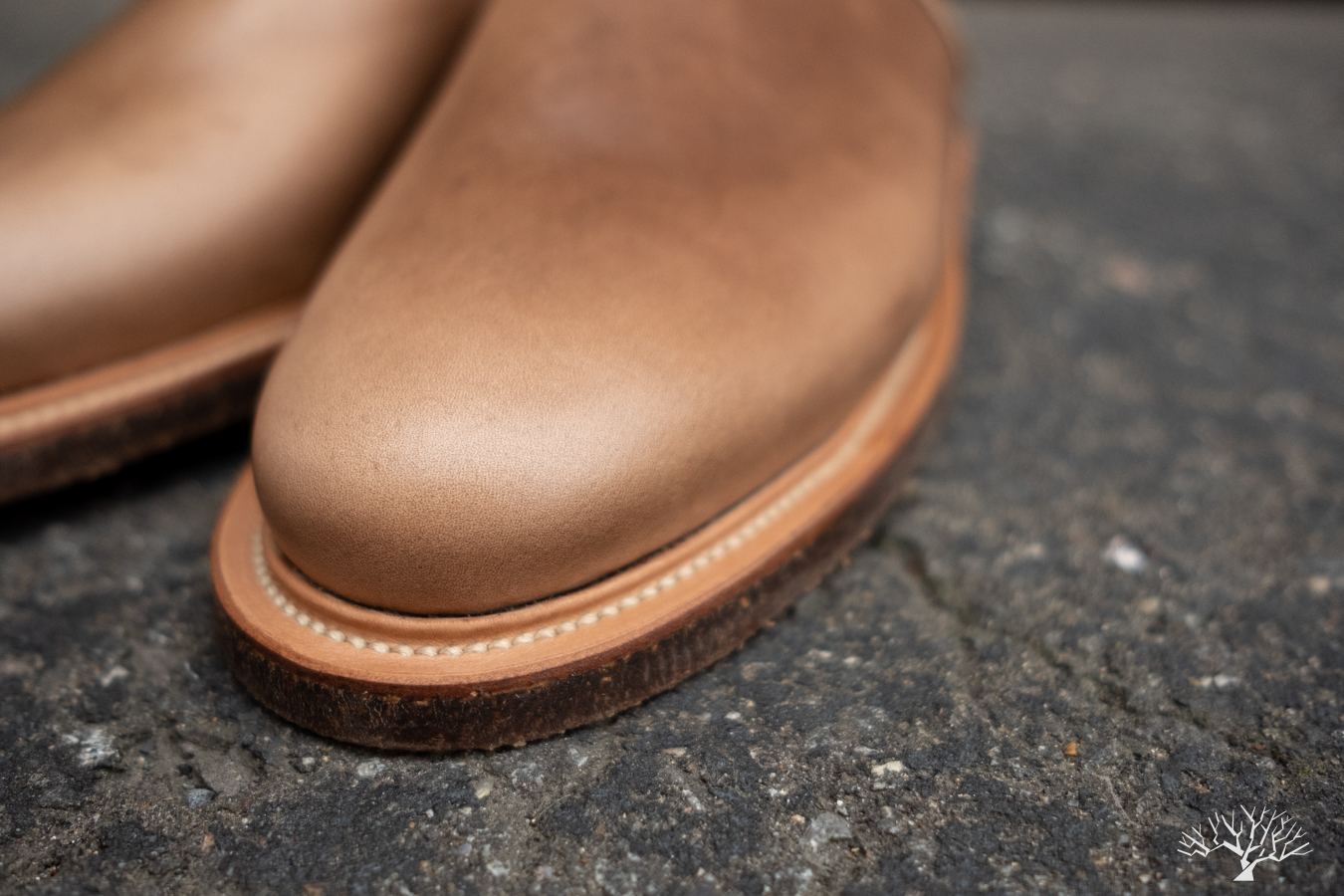 Viberg for Withered Fig Mule Natural Chromexcel