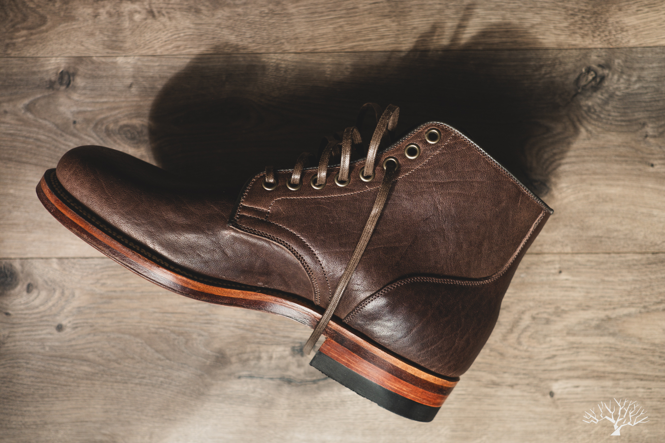 Viberg Col 1071 Washed Horsehide Service Boot Side Profile