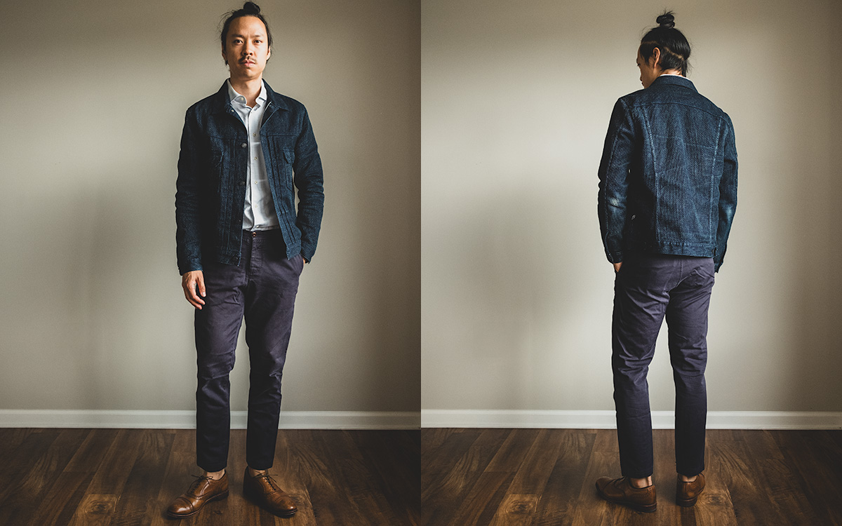 Pure Blue Japan Sashiko Jacket Review, Dressier Style