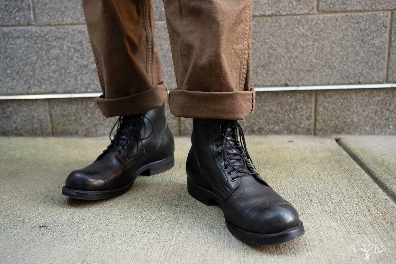 orSlow Brown Fatigue Pants in Shade