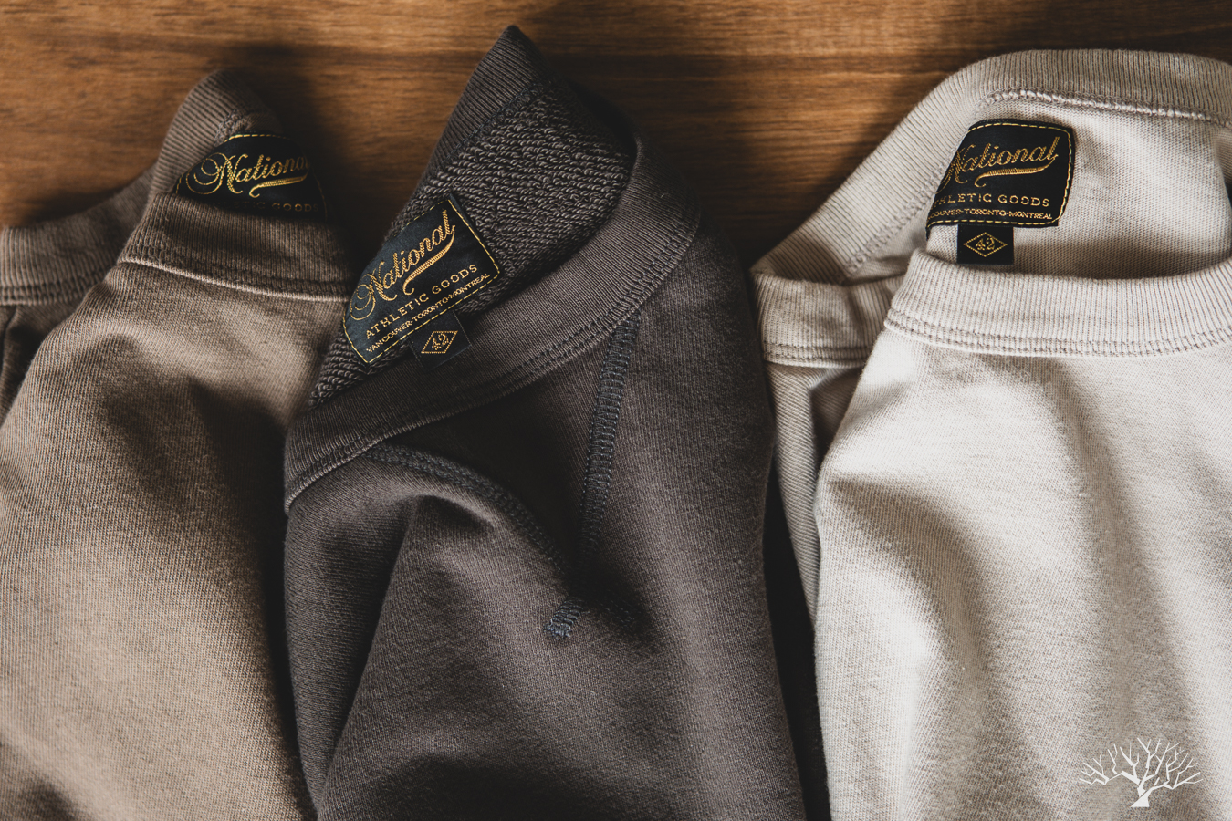 National Athletic Goods for Withered Fig Earth Pack Collection - Black, Choco, Taupe T-Shirts