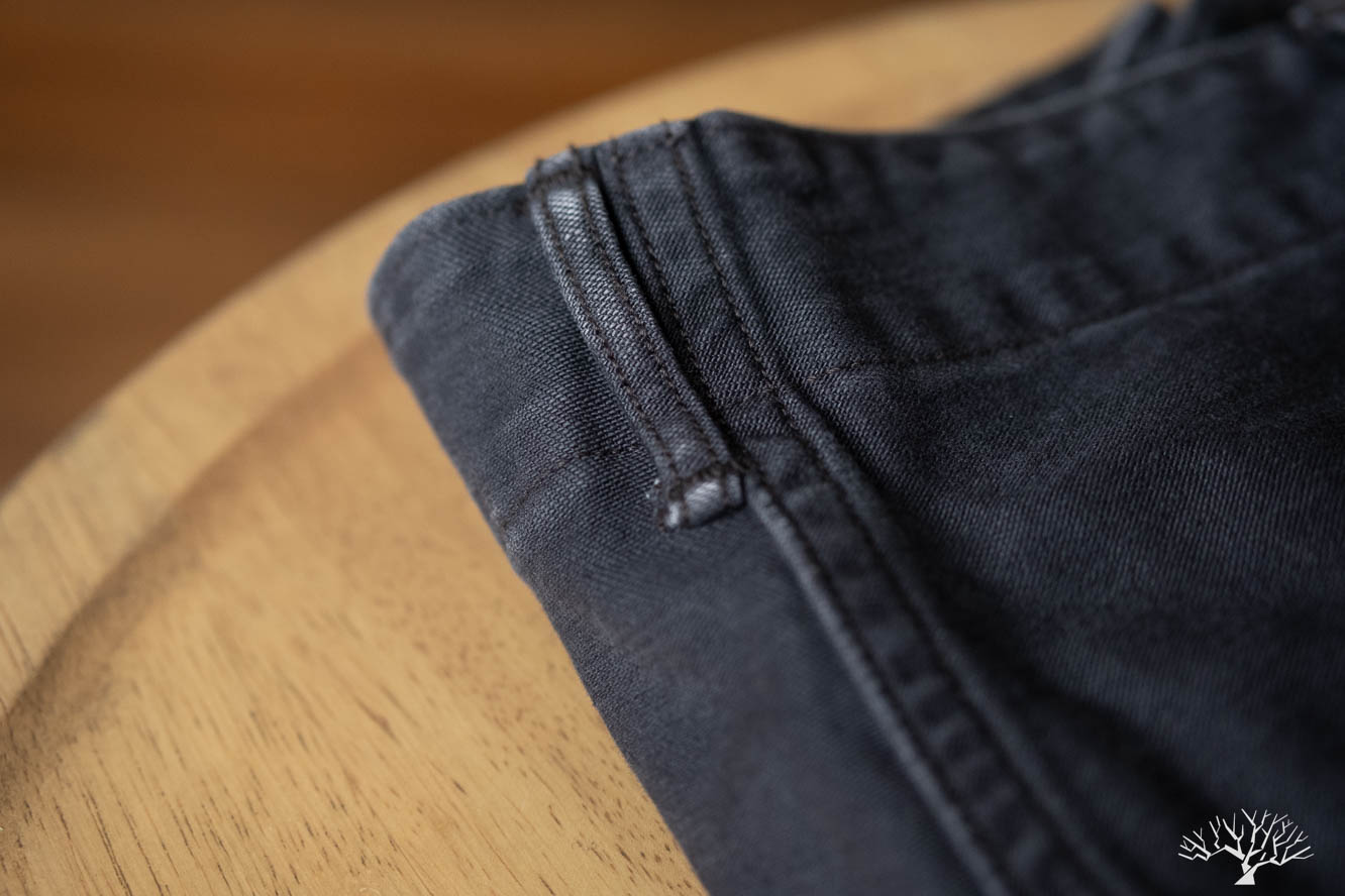 orSlow for Withered Fig Fatigue Pants Black Stone Fading